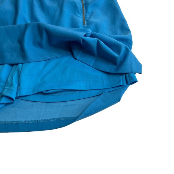 EP Pro Golf Stretch Skort Royal Blue Side Zip Slit Pocket Size 10 - Picture 4 of 8